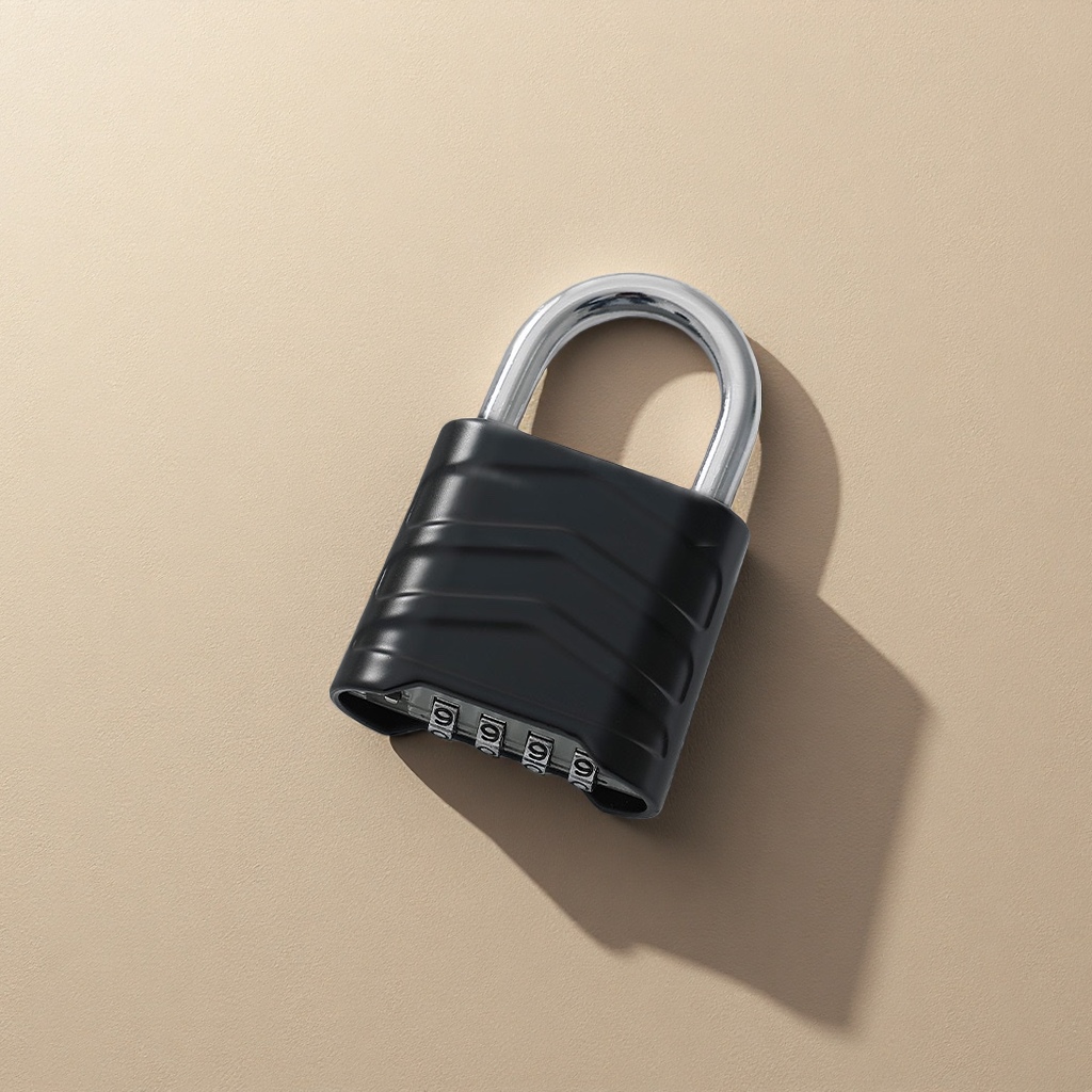 Black password padlock, mechanical keyless anti-theft lock, specially designed for home and office safes Application Scenario