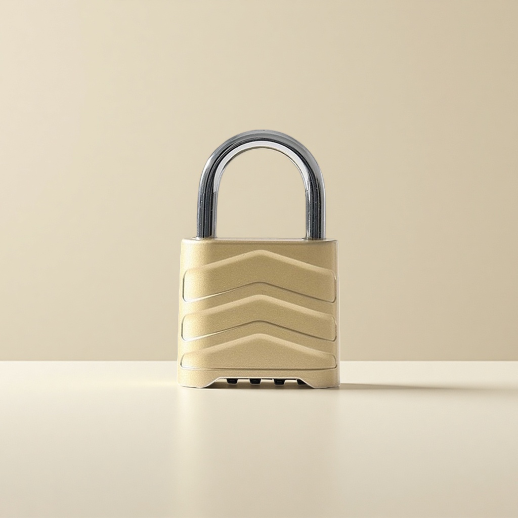 Golden padlock, anti-theft padlock, metal padlock, household padlock, outdoor padlock Specification image