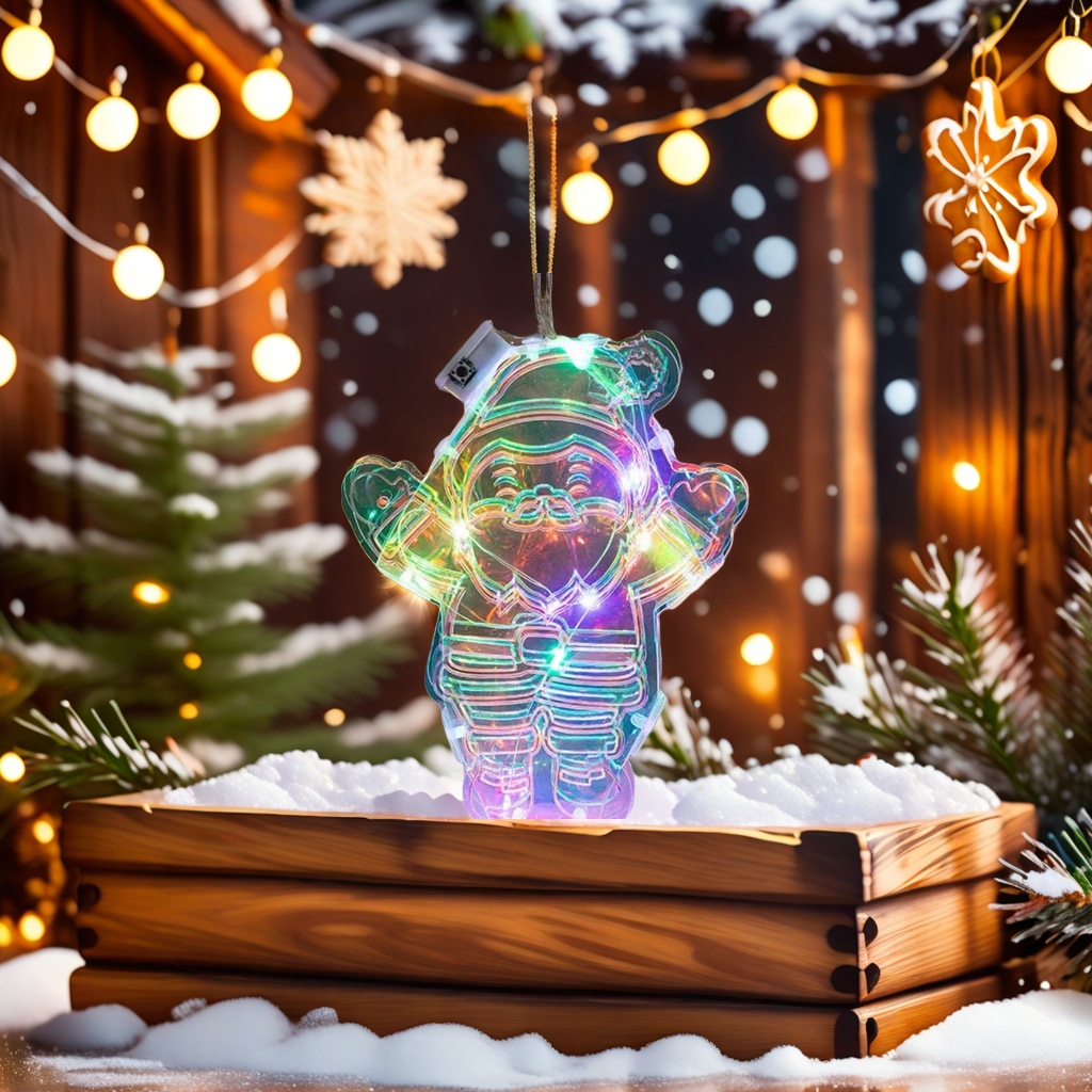 Astronaut shaped luminous decorative lighting fixtures, creative night lights, home ornaments Application Scenario