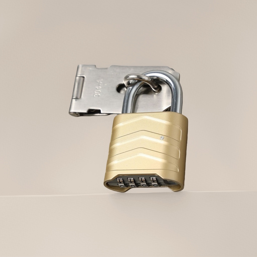 Golden combination lock, electronic fingerprint unlock, anti-theft padlock, home and office safe, door lock Application Scenario