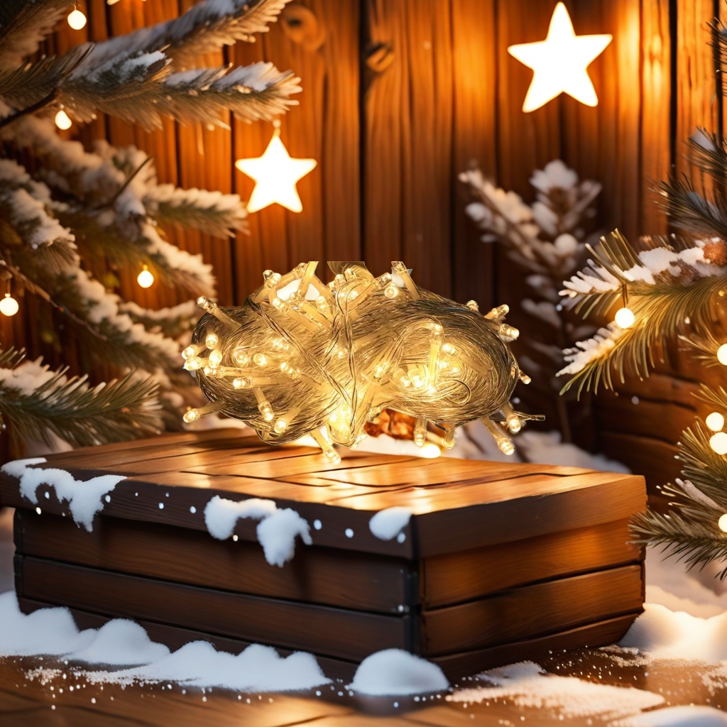 Warm LED string lights for festive atmosphere decoration are suitable for both indoor and outdoor use and can be wound