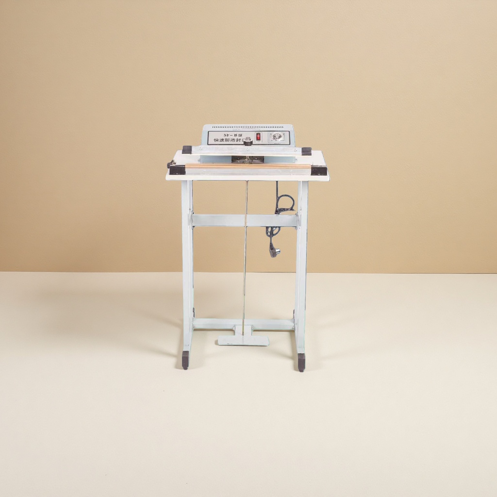 SF-B type foot-operated sealing machine, foot-operated heat sealing machine, manual sealing equipment Application Scenario