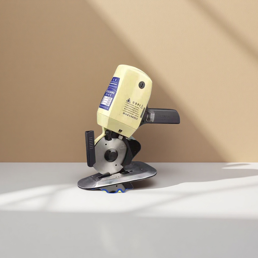 The YJ-100A electric circular knife cutting machine is an industrial-grade automatic circular knife cutting equipment Specification image