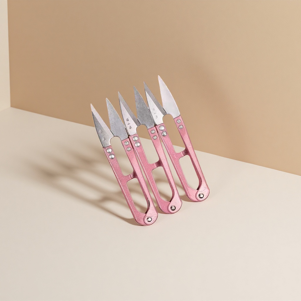 Pink handle knife set, kitchen knife, multi-functional stainless steel knife details Picture