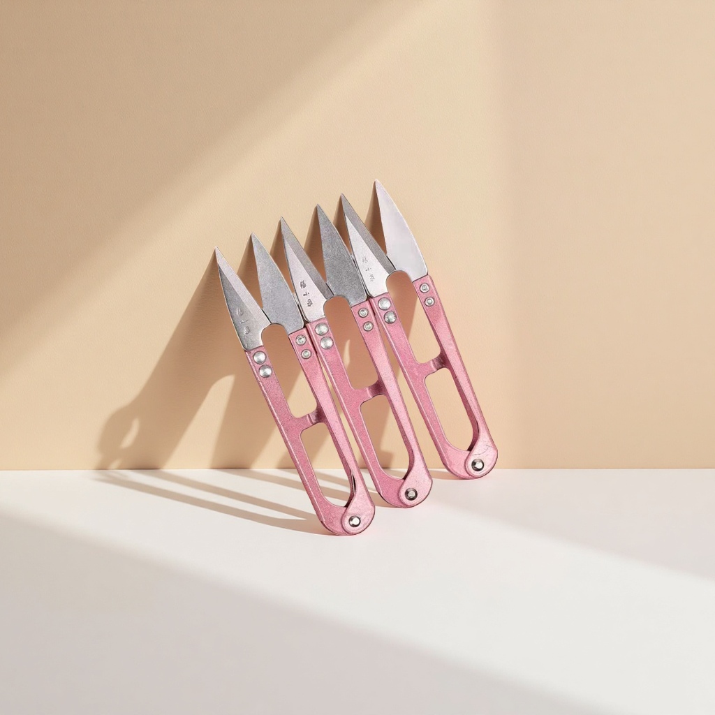 Pink handle knife set, kitchen knife, multi-functional stainless steel knife Specification image