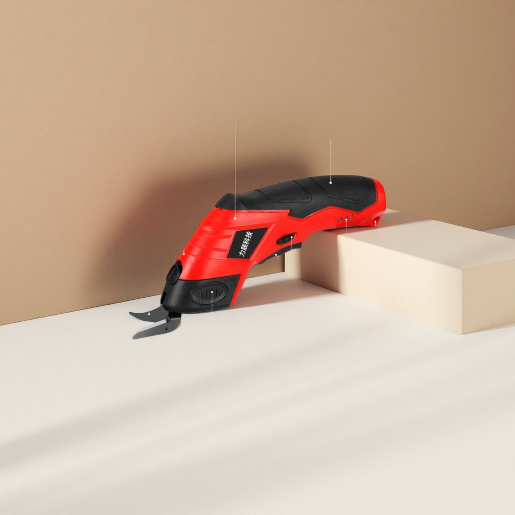The main body of the electric scissors is a wireless charging household multi-functional cutting tool