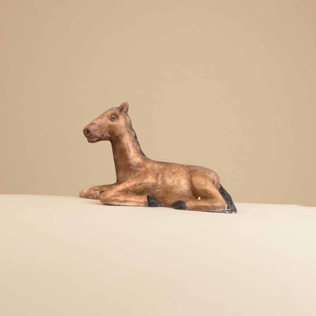 Brown horse statue ornaments for the living room entrance hall decoration, horse art sculpture handicrafts