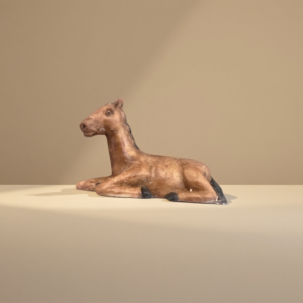 Brown horse statue ornaments for the living room entrance hall decoration, horse art sculpture handicrafts Specification image