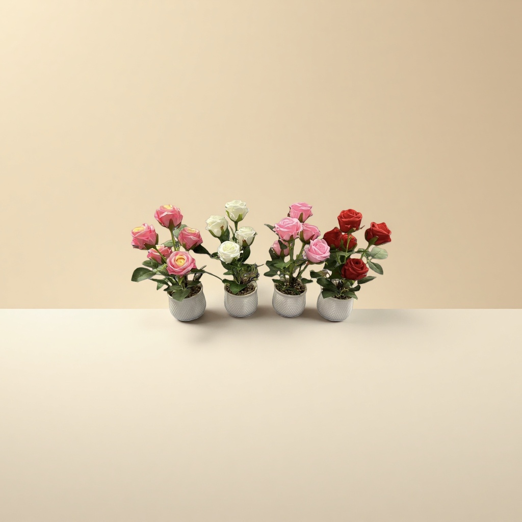 玫瑰花盆栽 室内观花植物阳台花卉易养活带盆发货 details Picture