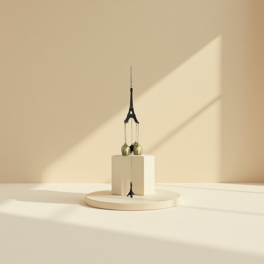 Eiffel Tower-shaped decorative items, wind chimes, living room, bedroom and balcony ornaments