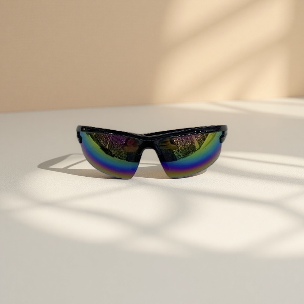 High-definition polarized sunglasses with metal frames, anti-glare, specially designed for outdoor cycling Application Scenario