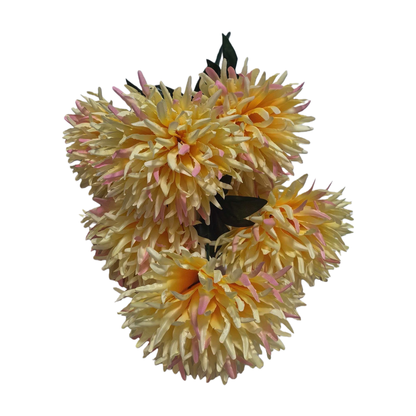 Yellow and pink alternating chrysanthemum bouquets are delivered as birthday and festival gifts Item Picture