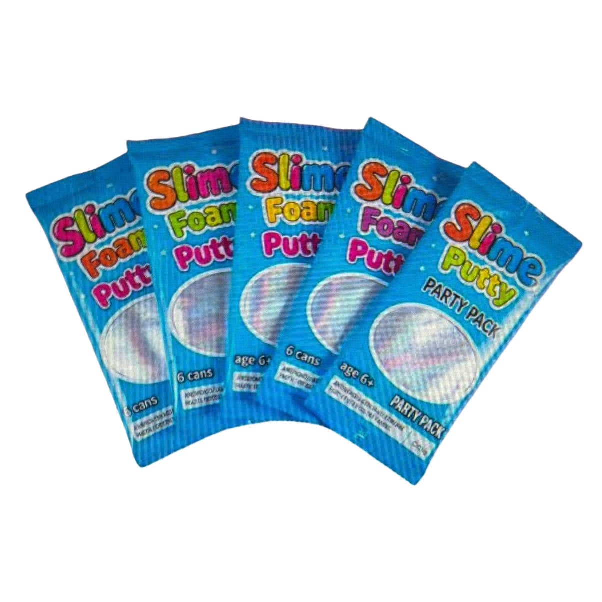 Colorful packaging Slime Foam Putty toy packaging bag simulation decompression foamed plasticine children's intelligence Item Picture