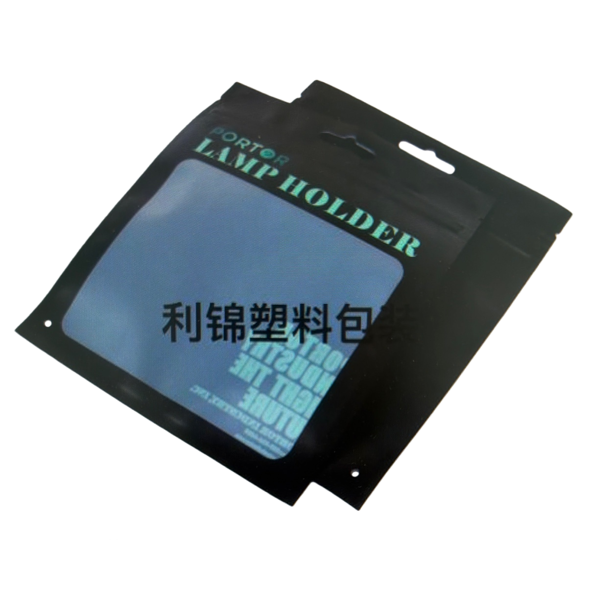 Black plastic packaging bags, thickened moisture-proof sealed self-sealing bags, 100 pieces each Item Picture