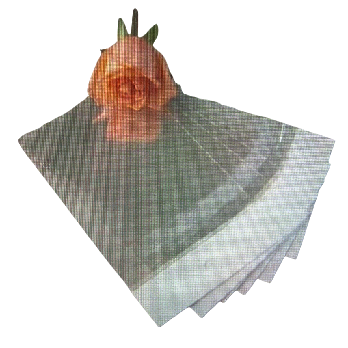 Transparent plastic sheet rose decoration DIY handcrafted material, 30cm×30cm single sheet Item Picture