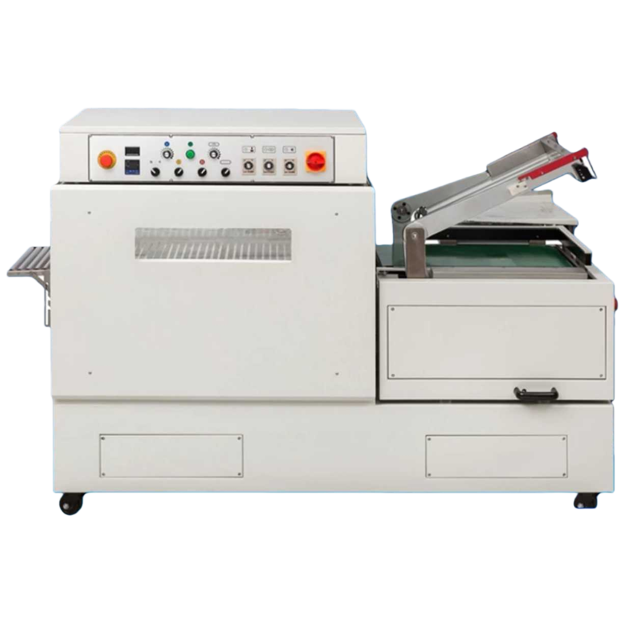 Continuous sealing and cutting heat shrink packaging machine equipment is an automated packaging machine Item Picture