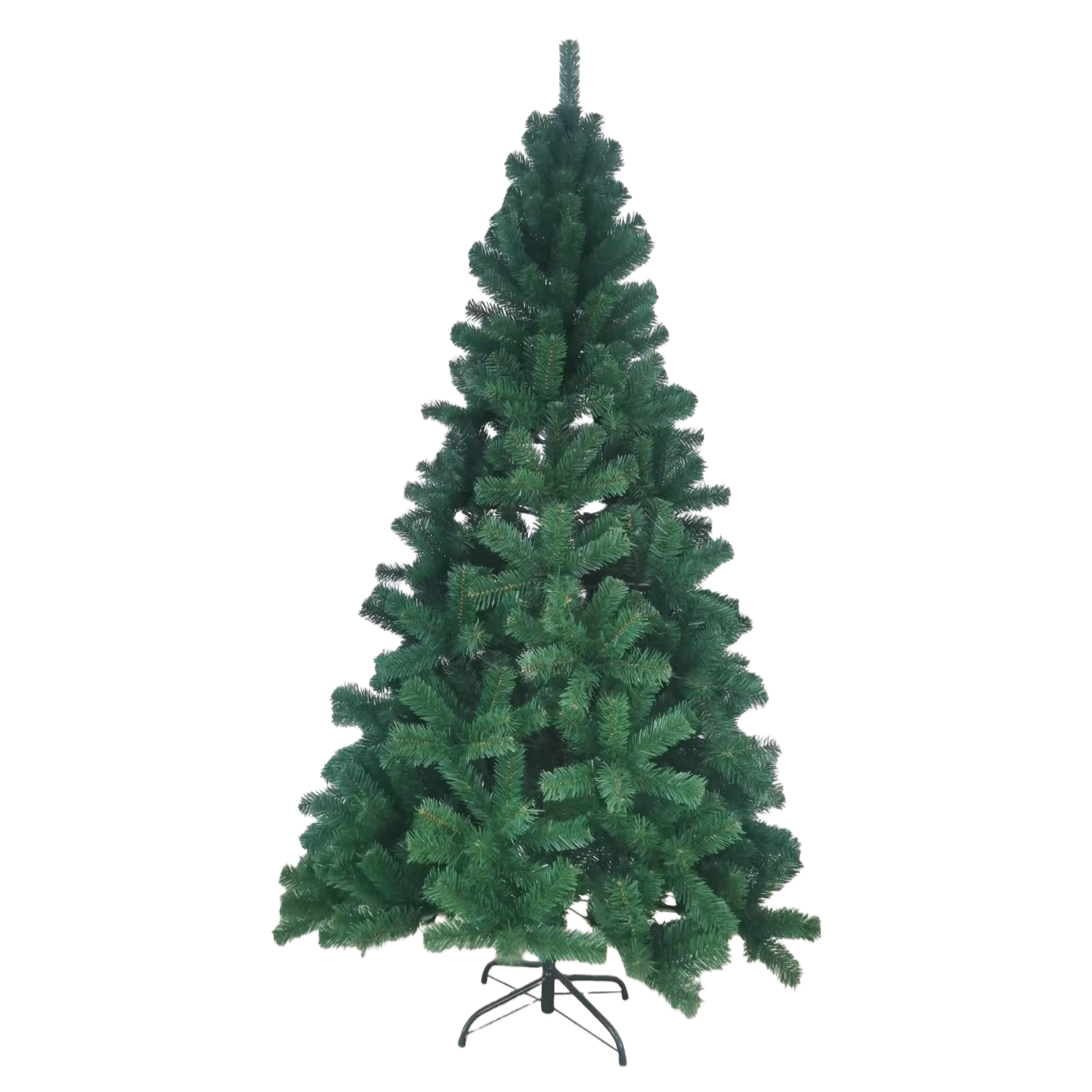 Green Christmas trees and simulated pine trees decorate the home for the festival Item Picture
