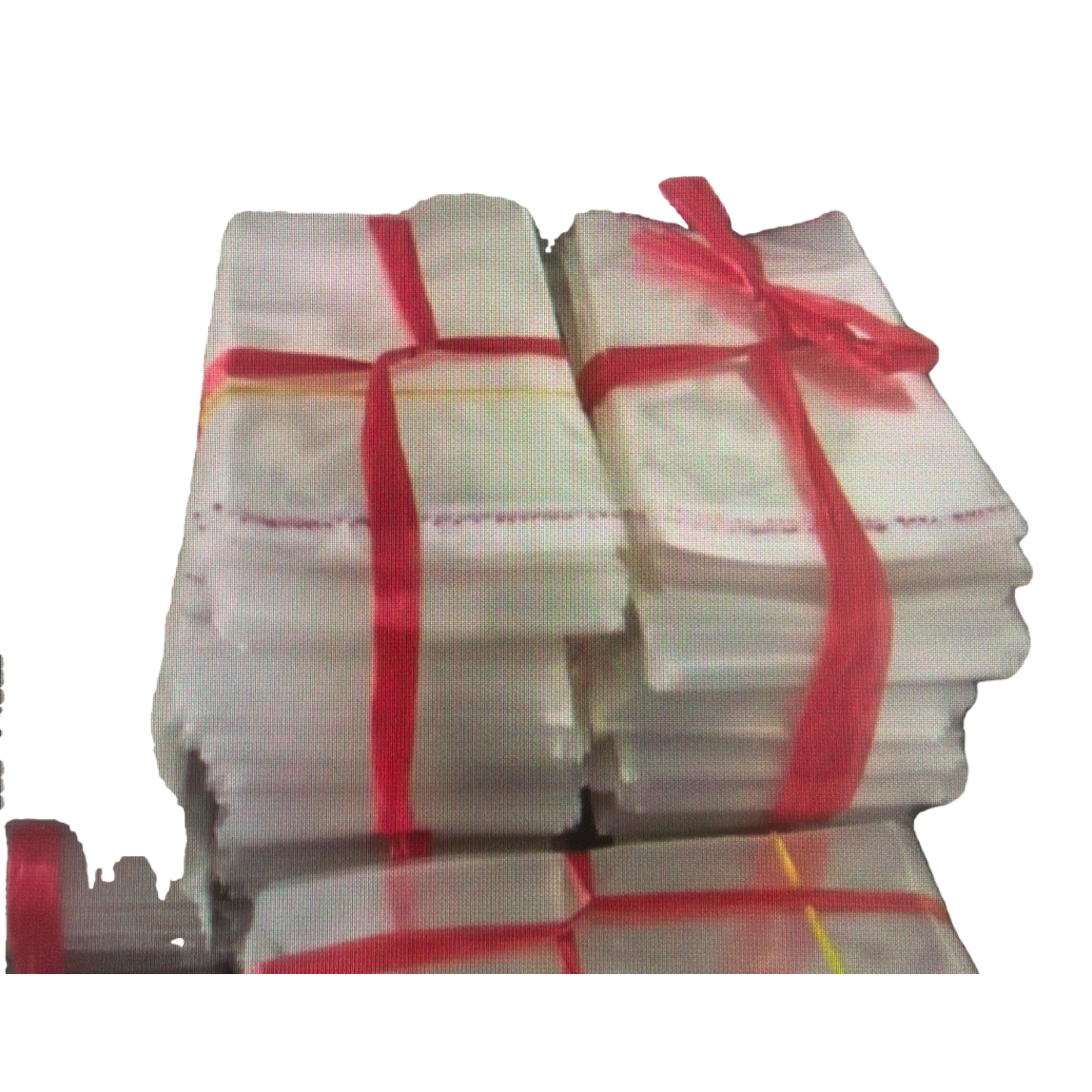 Red ribbon tied books, stacked decorative items, artistic style home desk decoration Item Picture