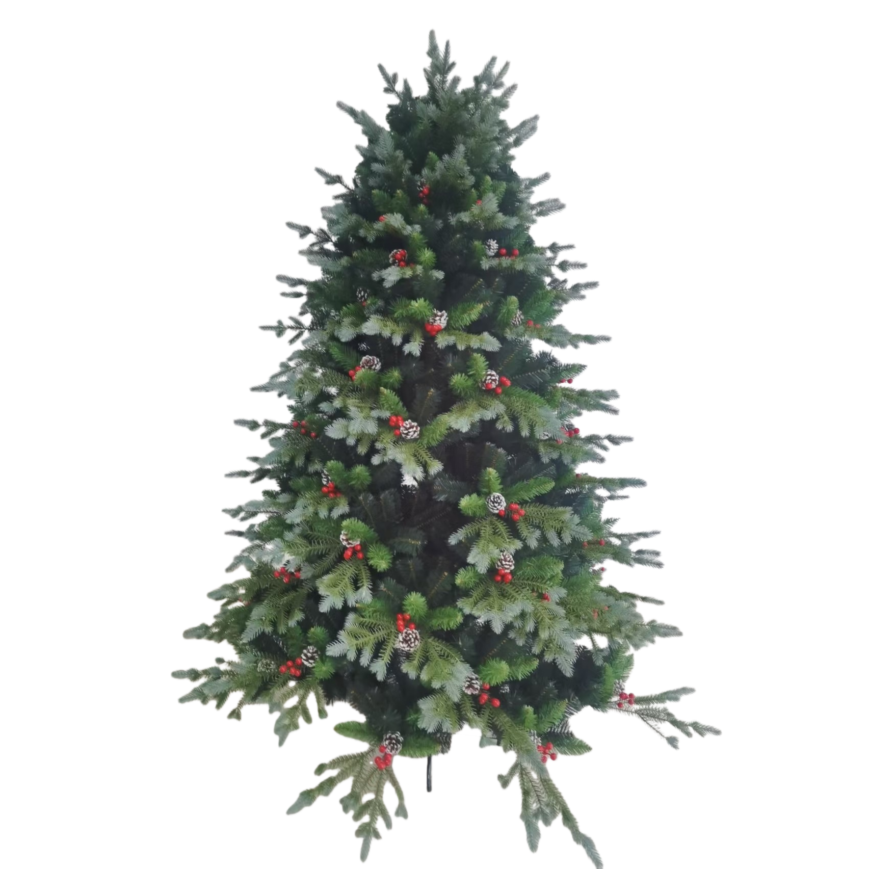 A 120cm foldable portable Nordic-style metal wire Christmas tree for festive decorations Item Picture