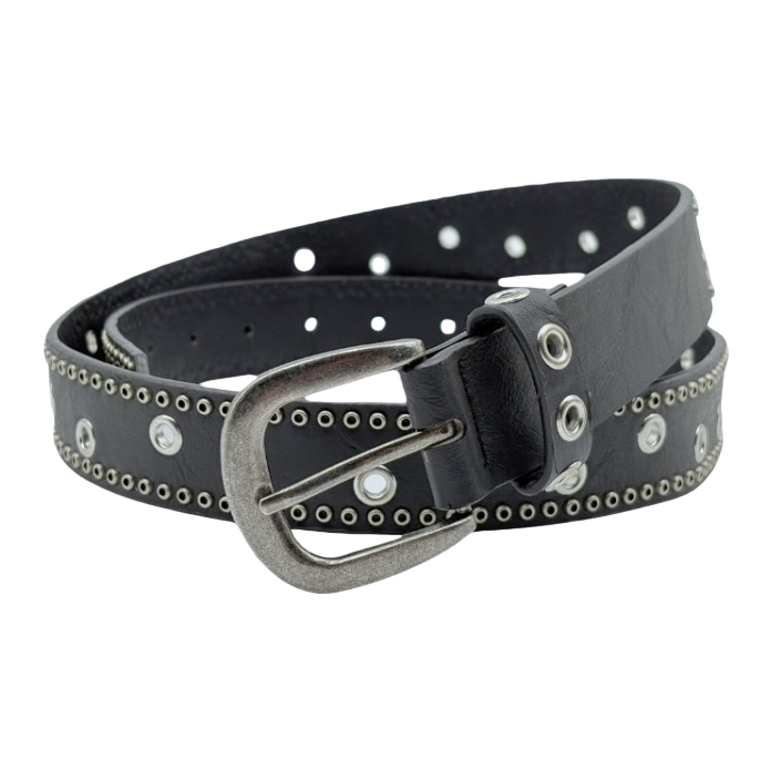 Black genuine leather men's belt, simple business casual belt, 3.5cm wide adjustable Item Picture