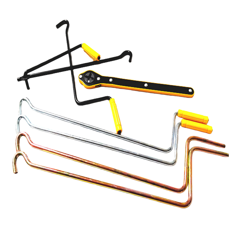 The metal prying bar and wrench multi-functional tool set is practical, durable and suitable for home maintenance Item Picture