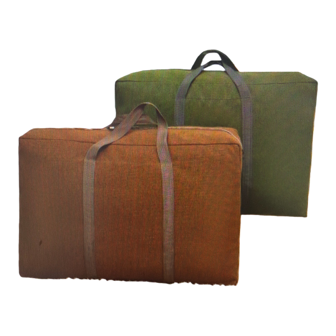 Brown paper bags, green paper bags, hand-held eco-friendly kraft paper shopping bags, can be customized and printed Item Picture