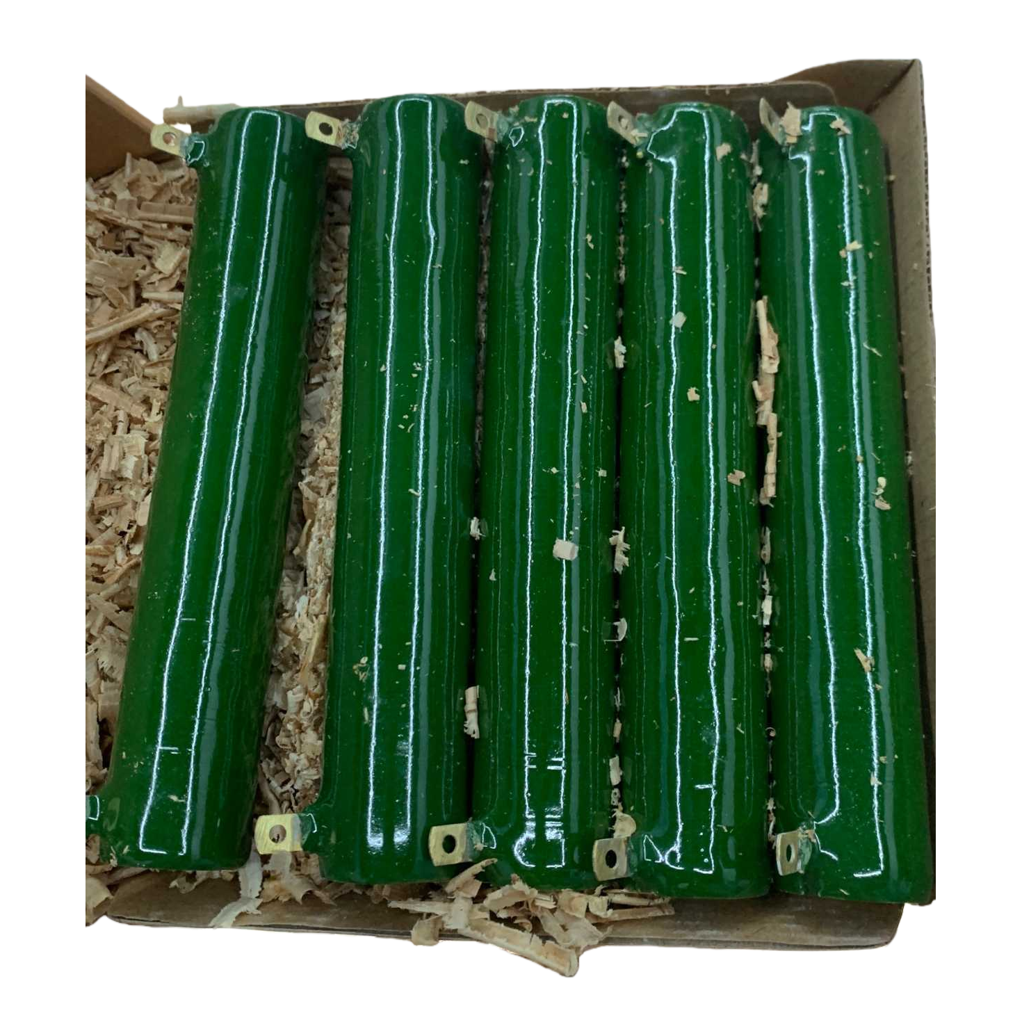 Green ceramic capacitor 50V 104K high-frequency low-loss surface mount circular capacitor Item Picture