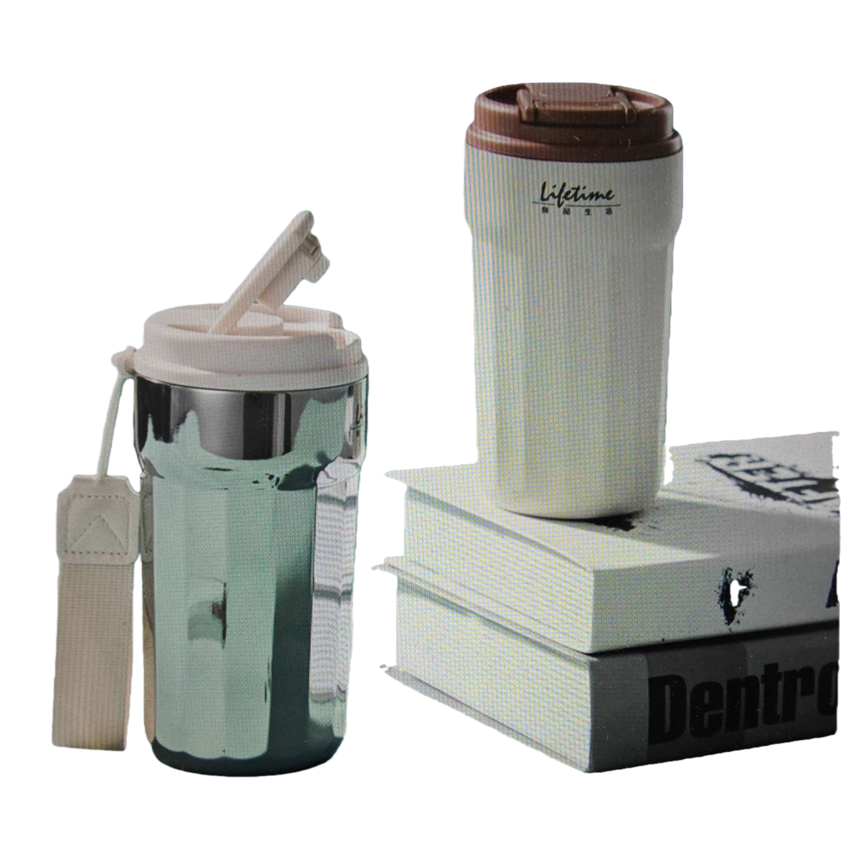 Stainless steel insulated coffee cup 350ml heat-resistant portable office water cup Item Picture