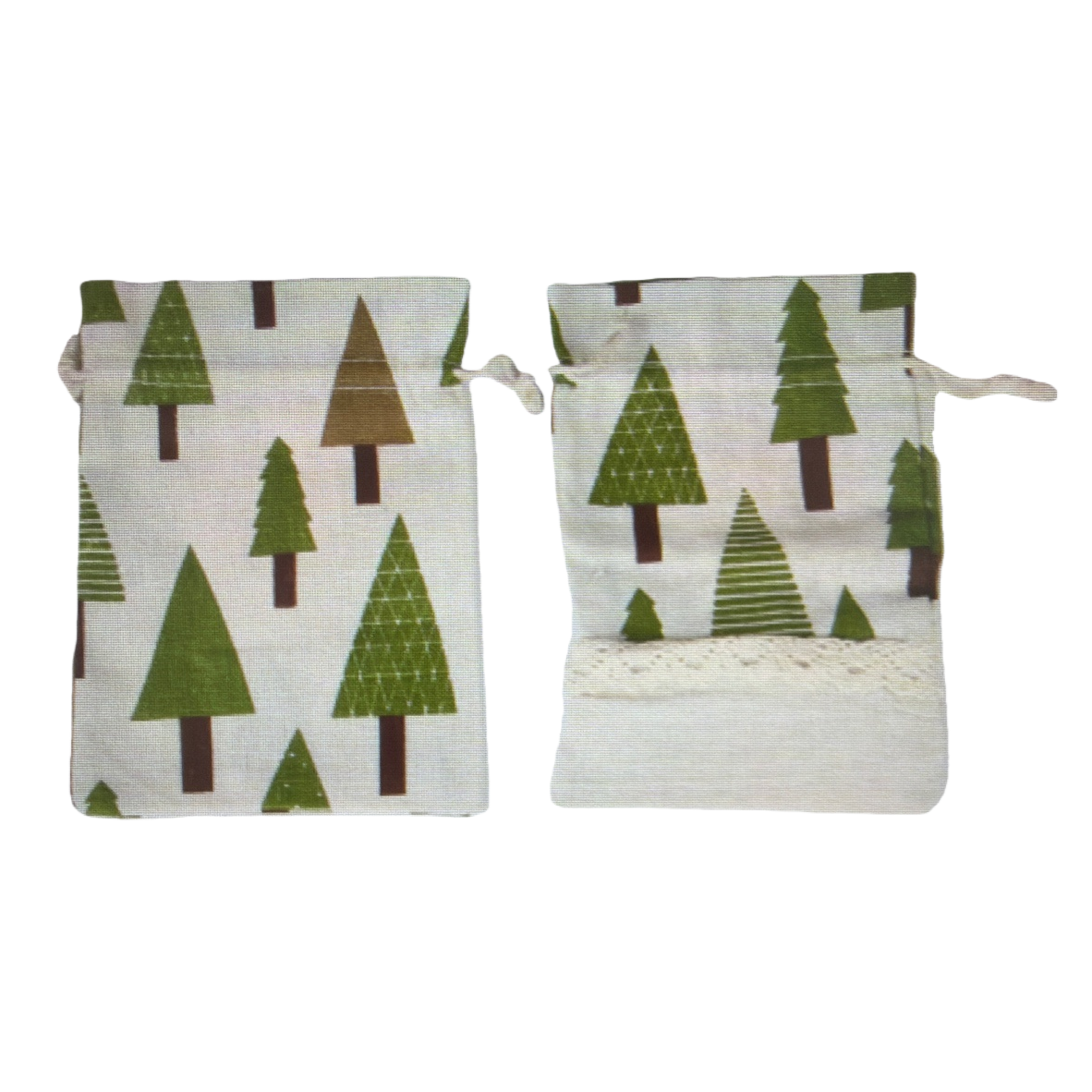 Creative patterned cotton and linen fabric hand-held shopping bags are environmentally friendly and reusable Item Picture