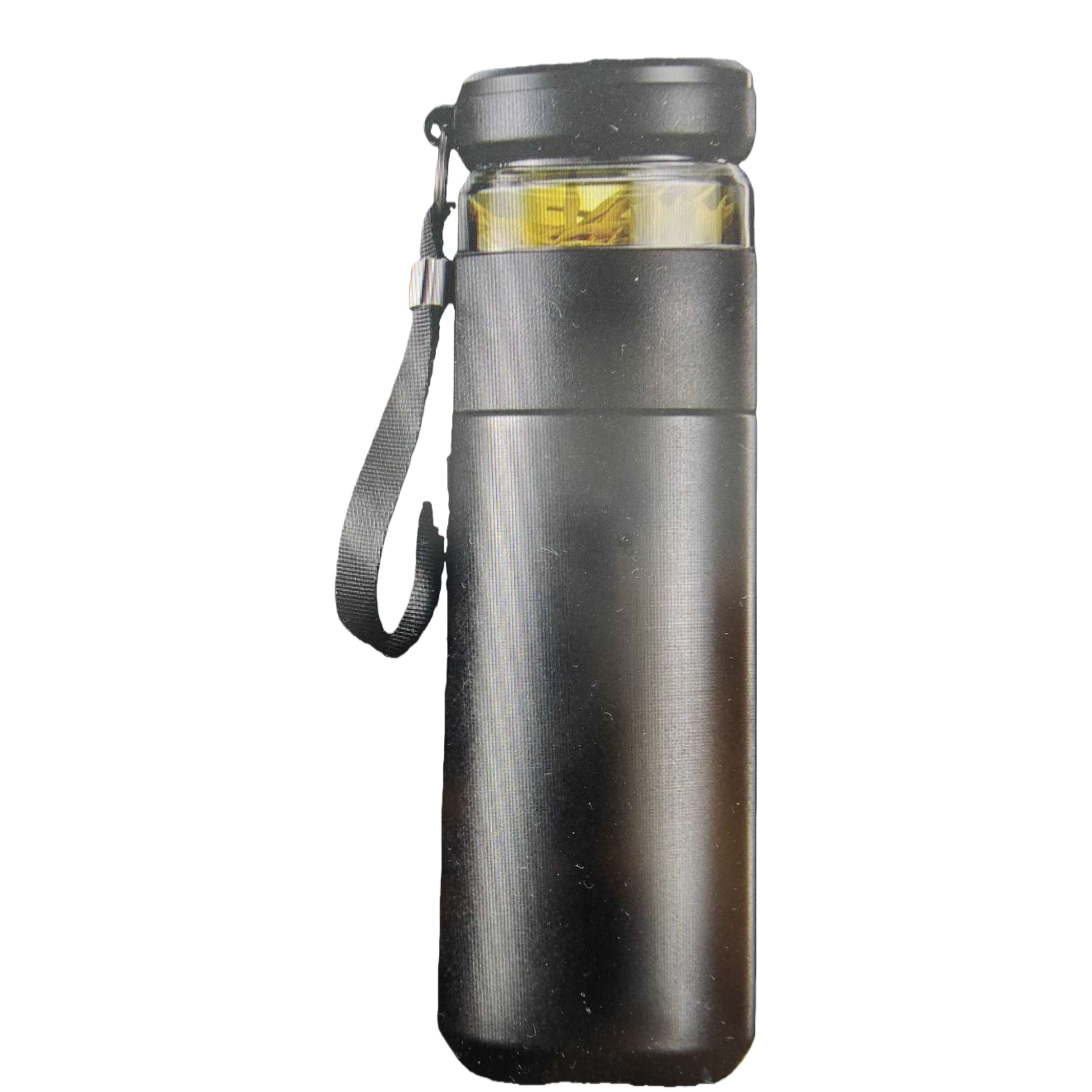 Black insulated cup, 304 stainless steel vacuum insulated portable water cup Item Picture