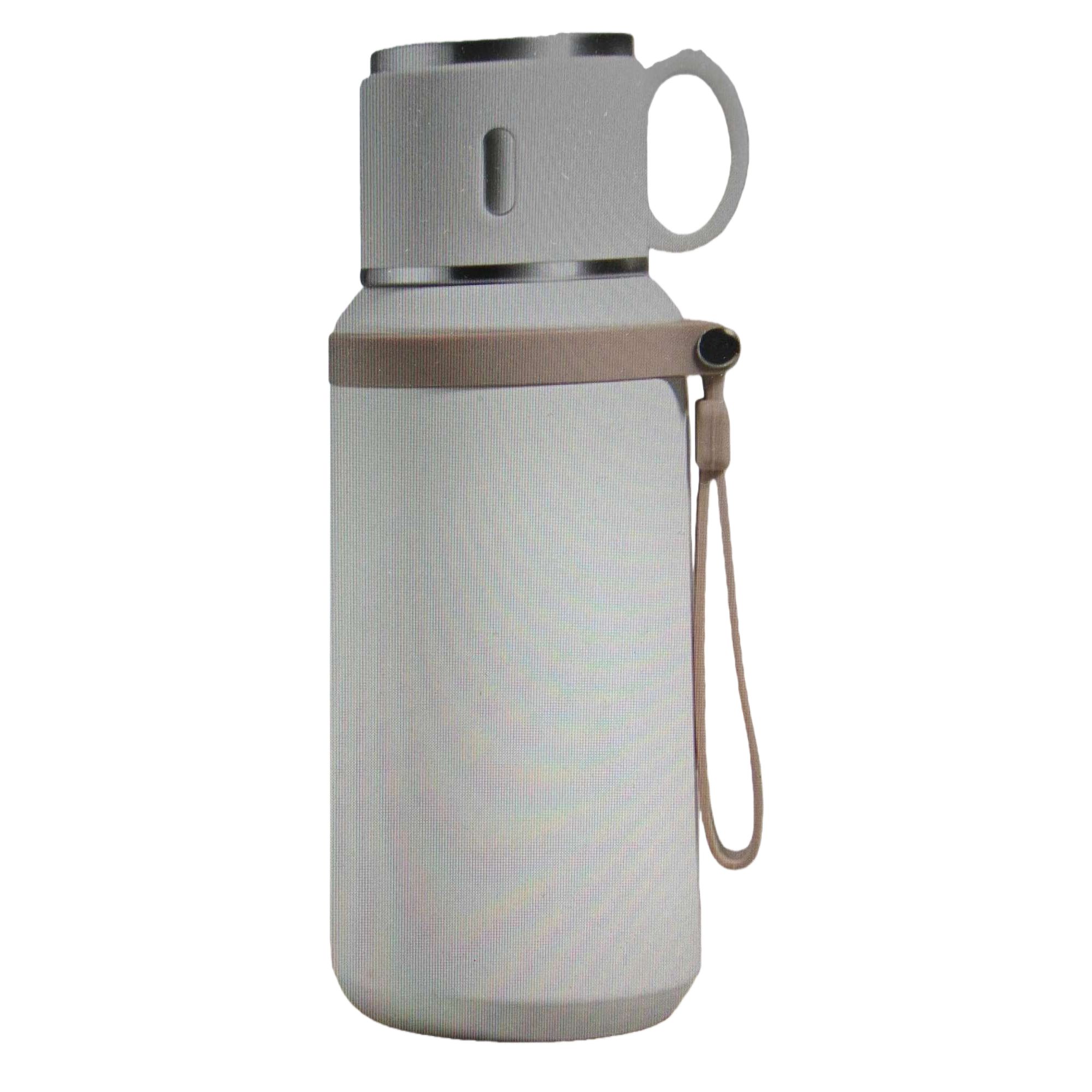 White insulated kettle, 304 stainless steel vacuum insulated hot and cold water kettle, 1.5L, portable for home and office use Item Picture