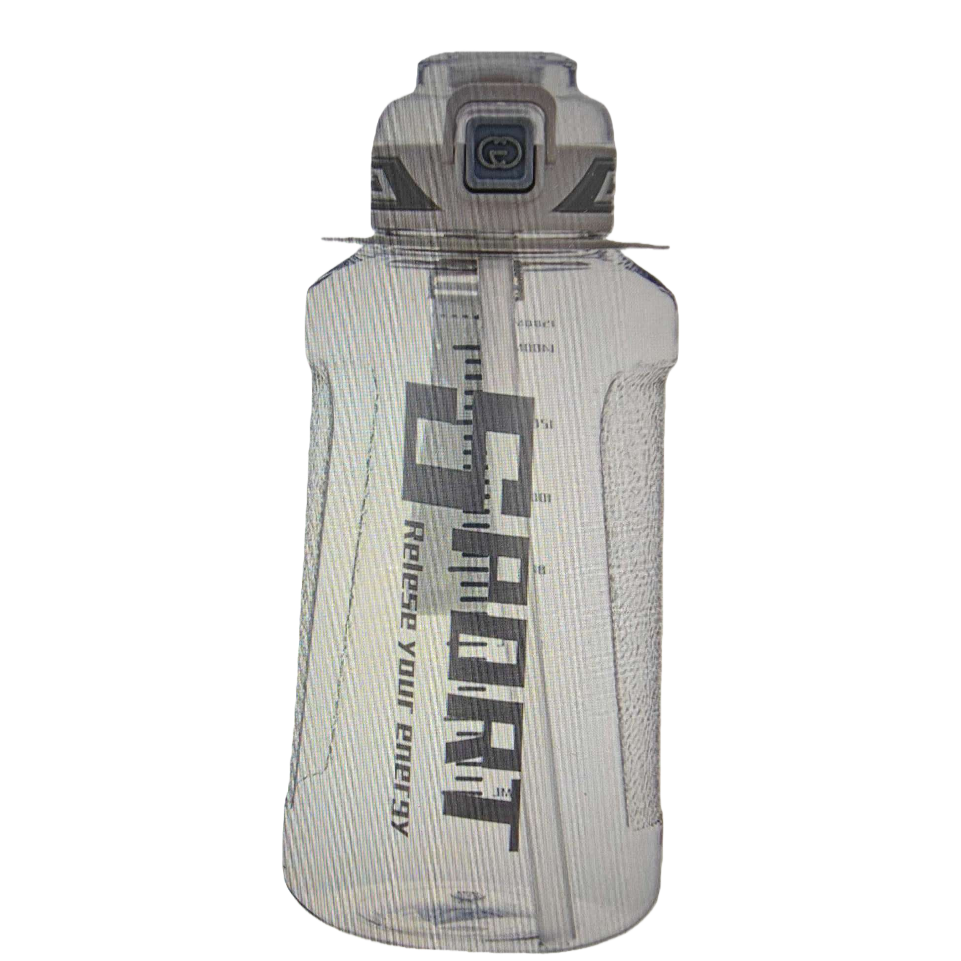 The main body of the transparent water bottle is portable and leak-proof. It is made of thickened PP material and the bottle body can be replaced Item Picture