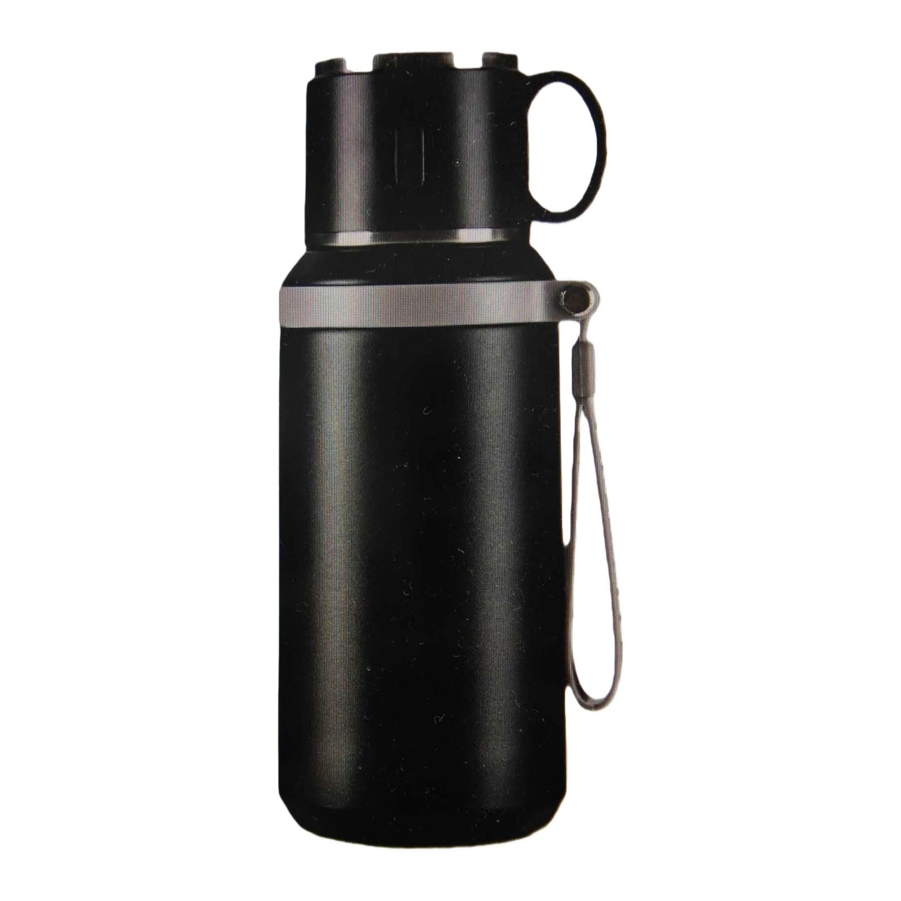 Black insulated cup, 304 stainless steel vacuum insulated large-capacity portable water cup Item Picture