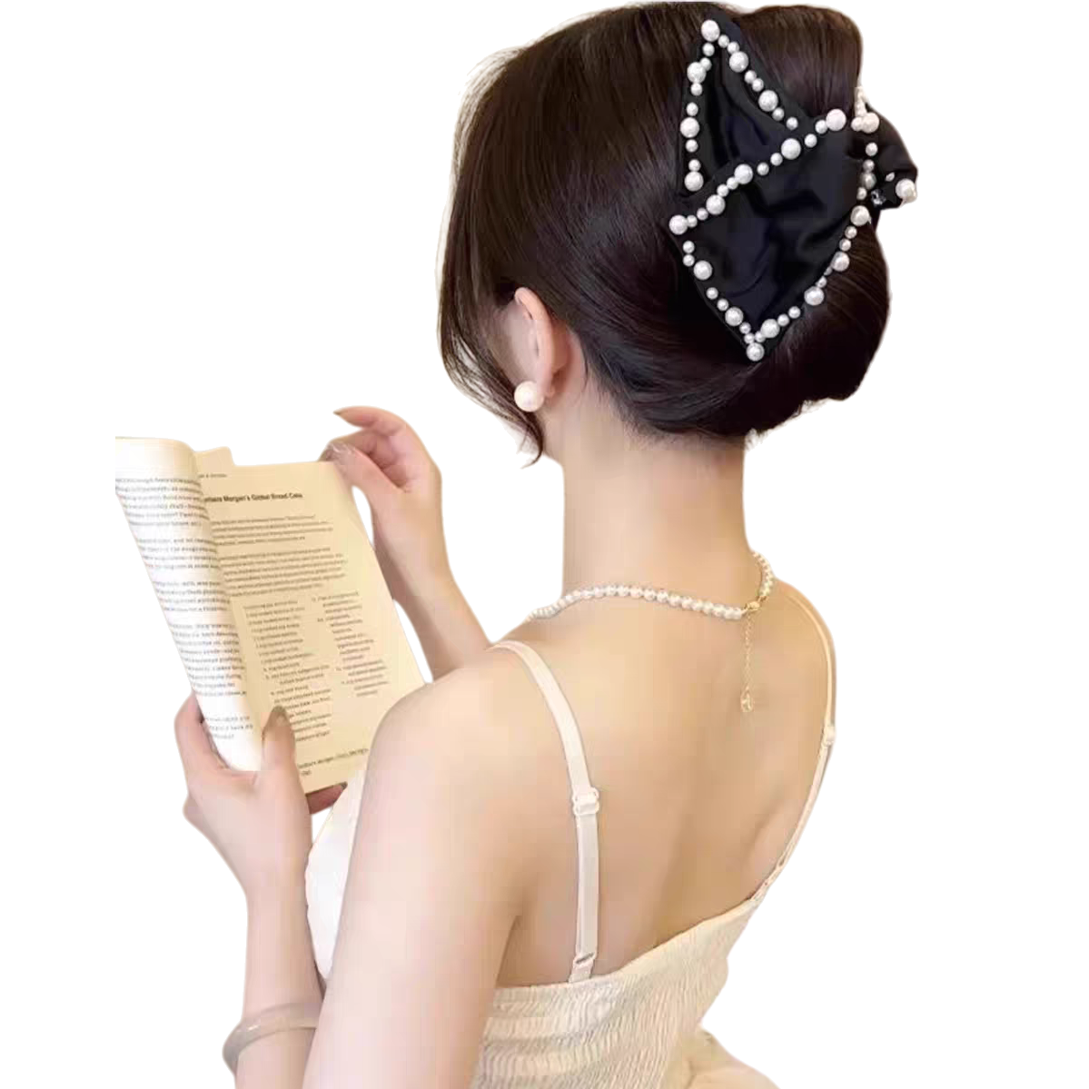 Joyas de pelo perla mujer elegancia temperamento tocado moda versátil para uso diario Item Picture
