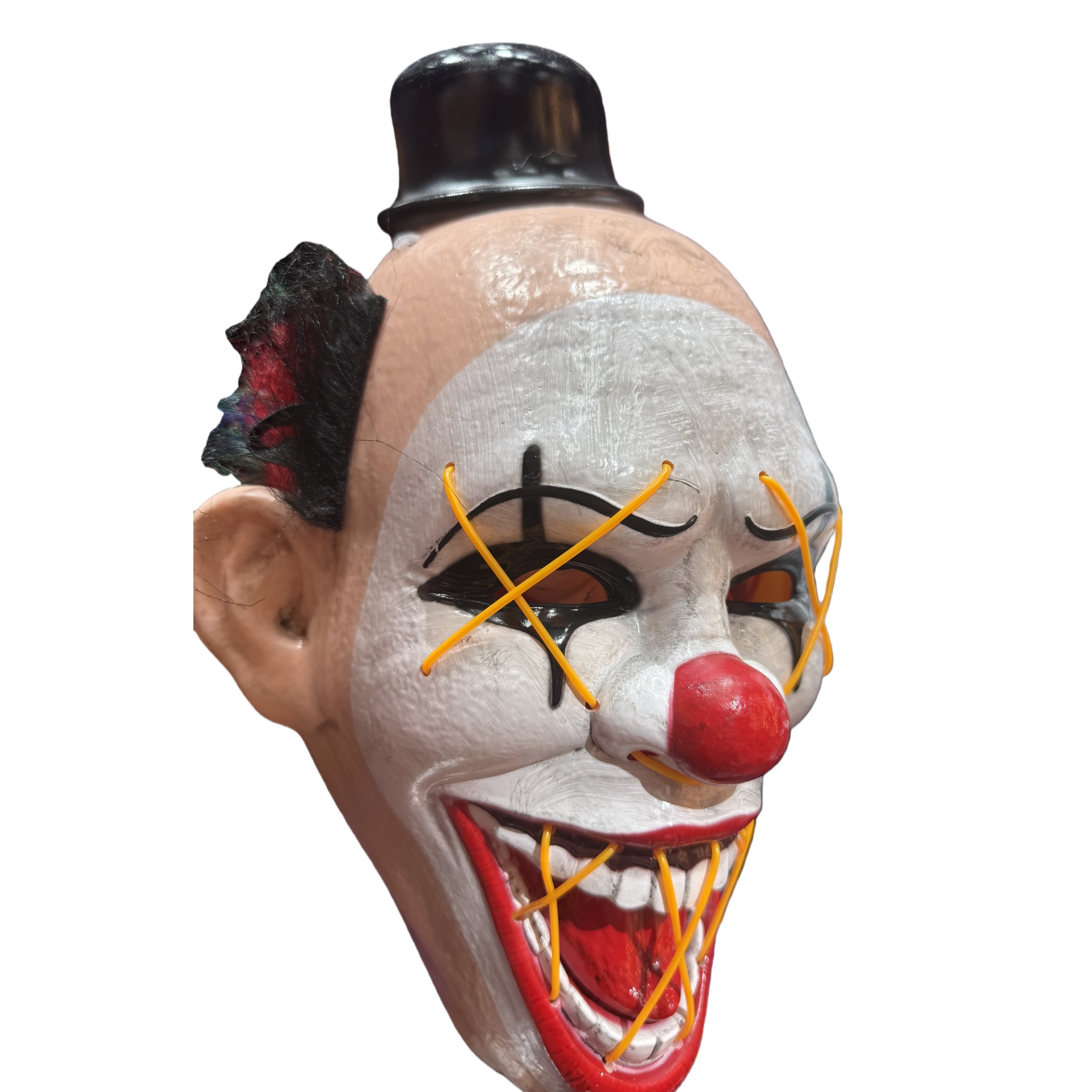Horror clown masks, Halloween party makeup props, adult fun and funny performance supplies Item Picture