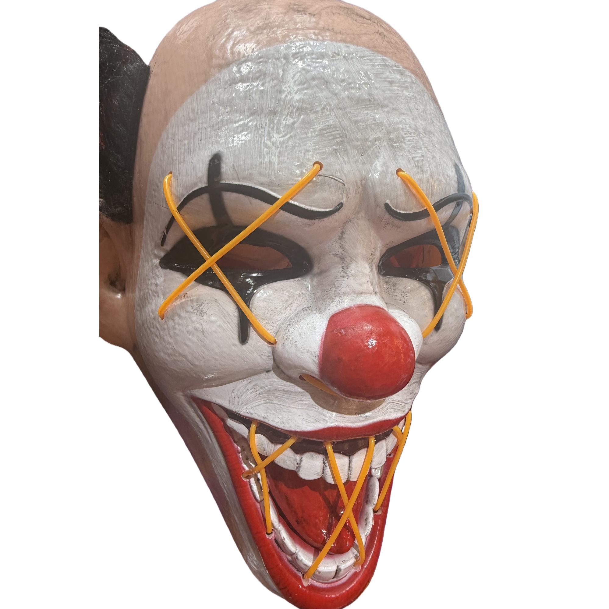 Horror clown mask, Halloween party makeup props, adult Halloween horror decoration Item Picture