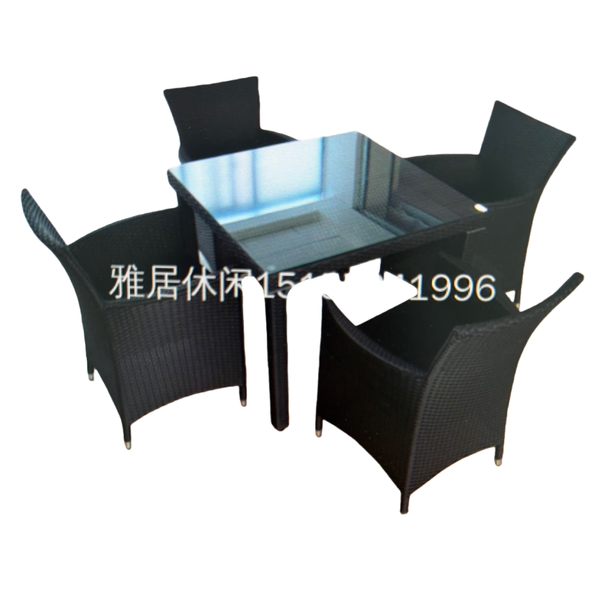 户外家具+餐桌椅组合白底实物图