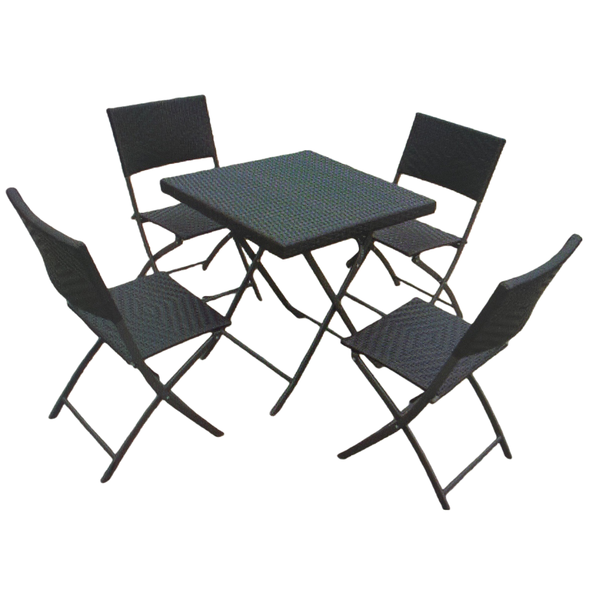 Outdoor furniture table and chair set, wooden anti-corrosion courtyard balcony leisure combination Item Picture