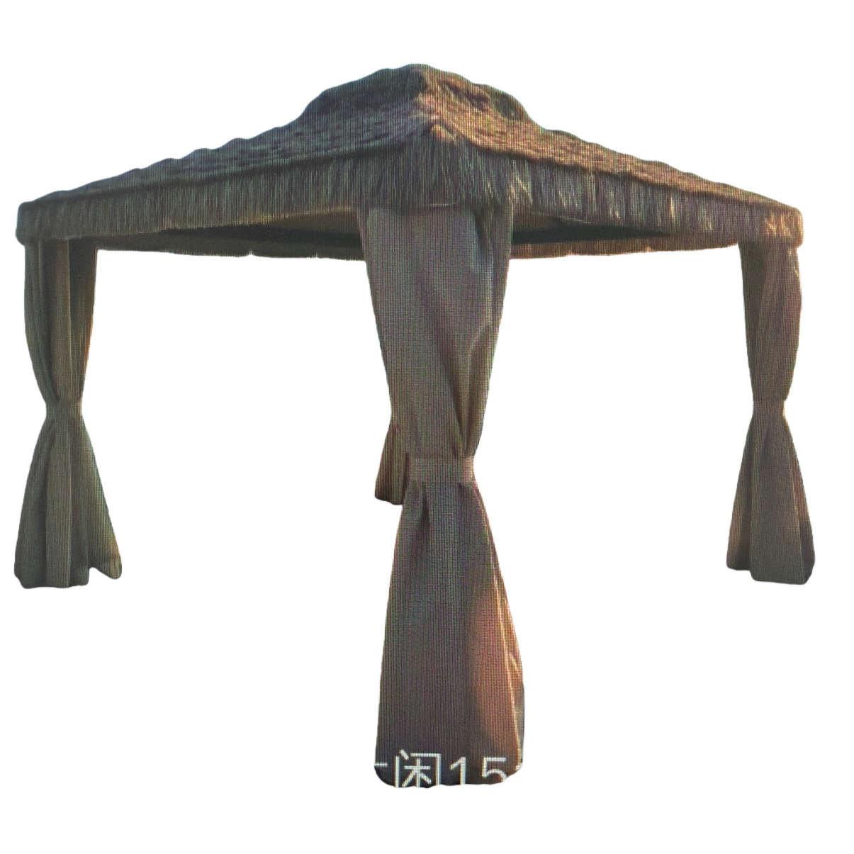Outdoor sunshade, sun protection and rain protection, thickened Oxford fabric courtyard balcony canopy Item Picture