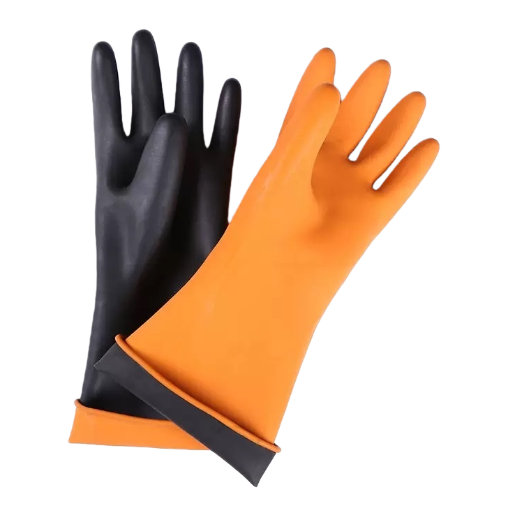 Disposable thickened rubber gloves, anti-slip and wear-resistant household cleaning labor protection gloves Item Picture