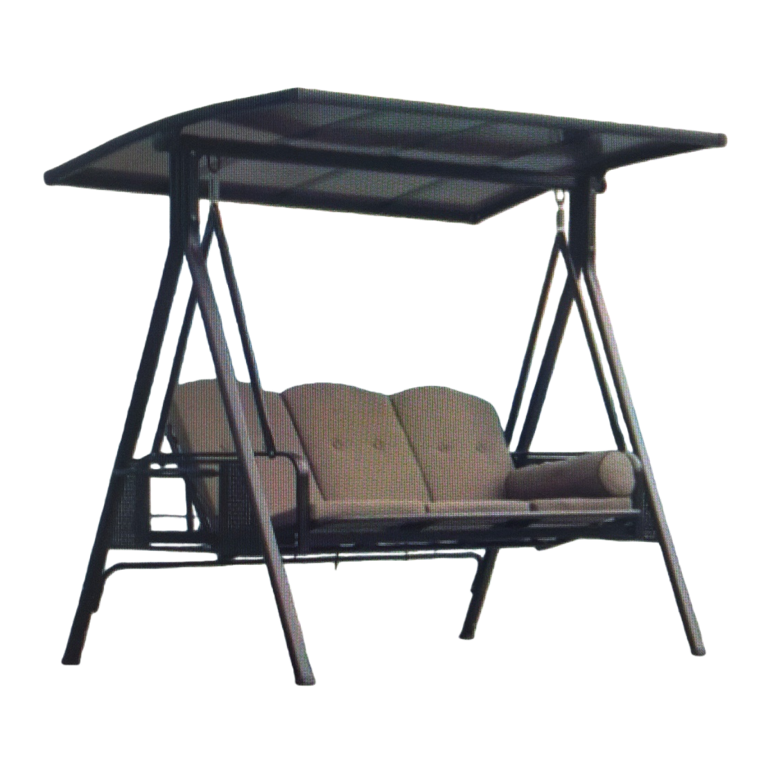 Outdoor swing, home courtyard, balcony hanging rocking chair, load-bearing, durable and rust-proof Item Picture