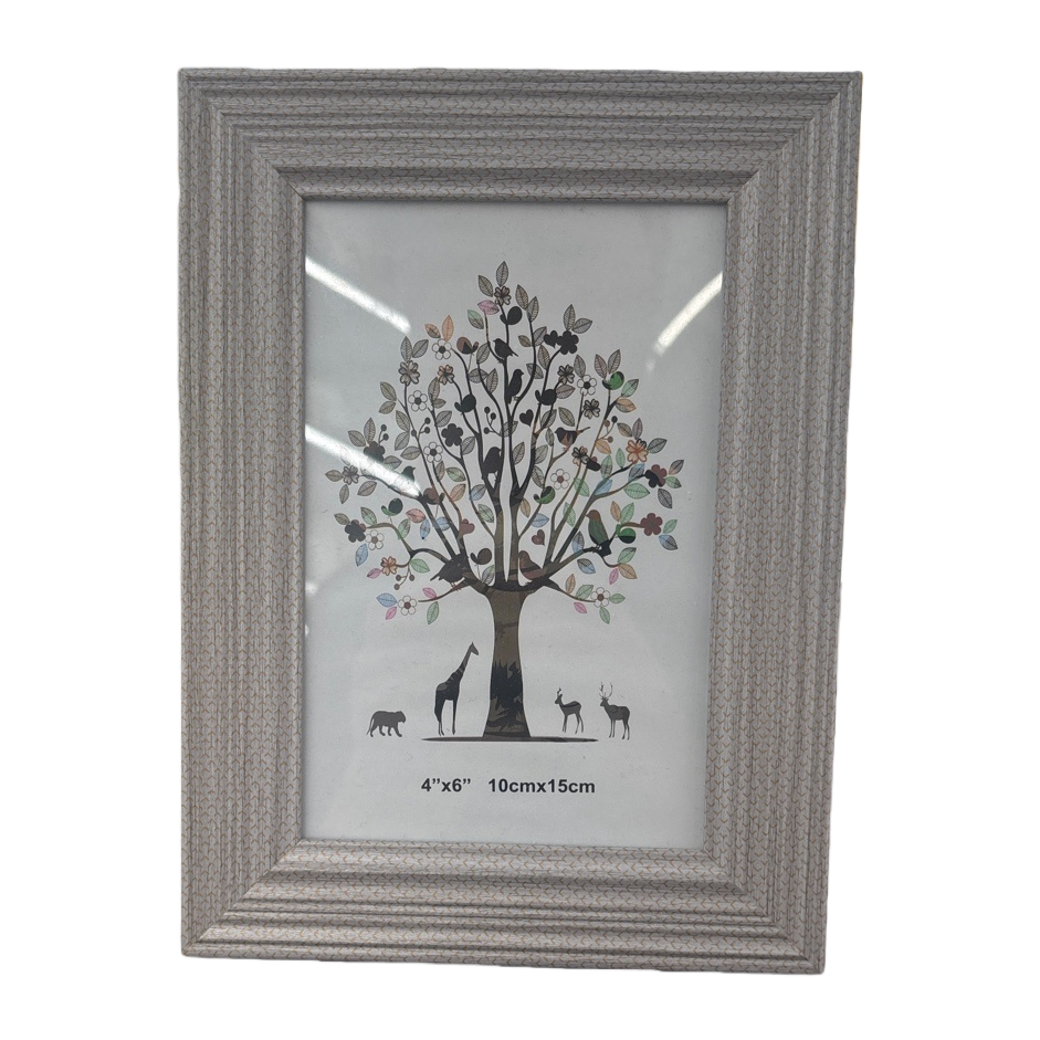 Plastic imitation wood gold decorative frame photo frame, table photo frame, poster frame, fashionable and simple home picture frame Item Picture
