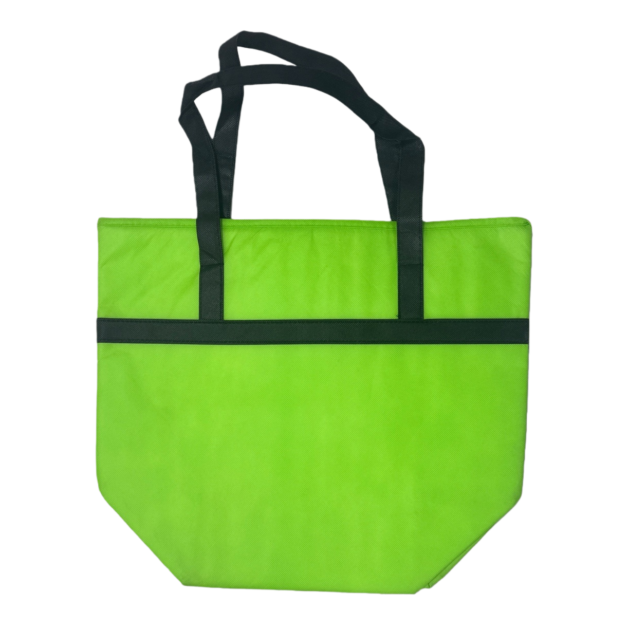 The green handbag is a simple, environmentally friendly and reusable shopping bag Item Picture