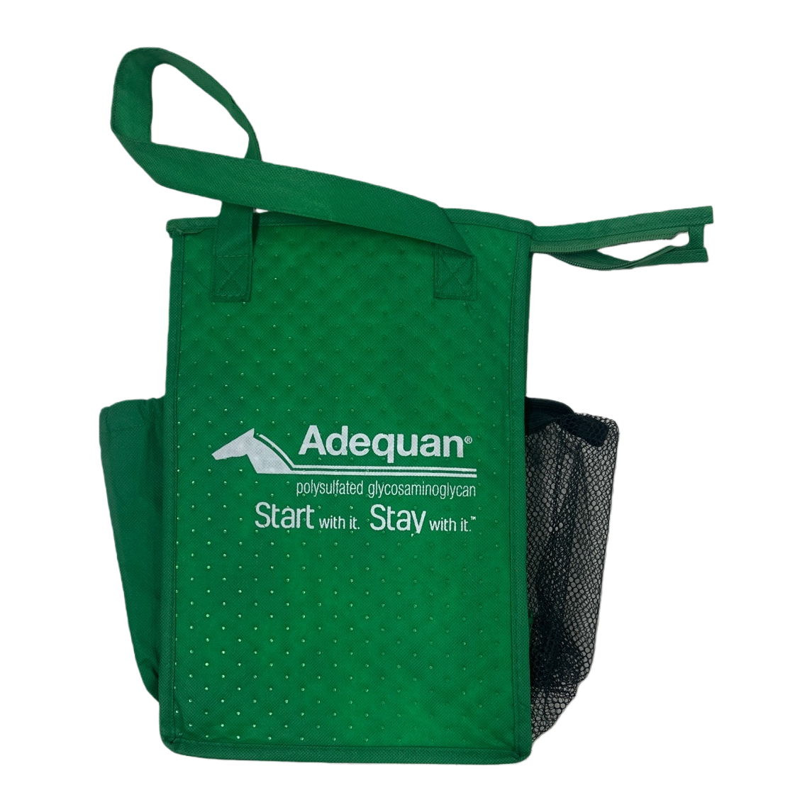 Green handbag, eco-friendly non-woven fabric large shopping bag, foldable portable storage bag Item Picture