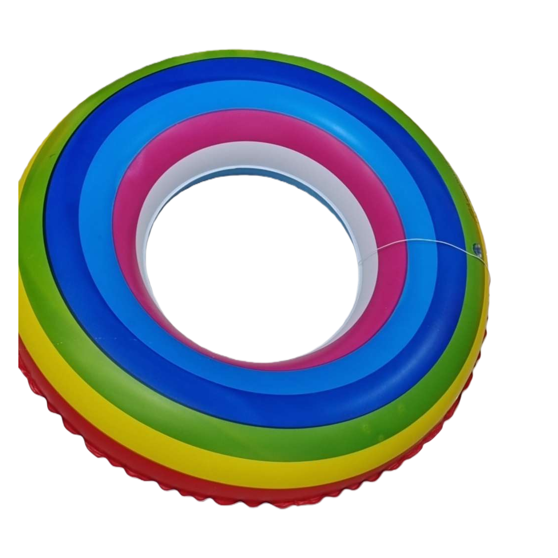 Colorful inflatable swimming rings are suitable for both children and adults. They are essential for summer swimming pools and beach water play Item Picture