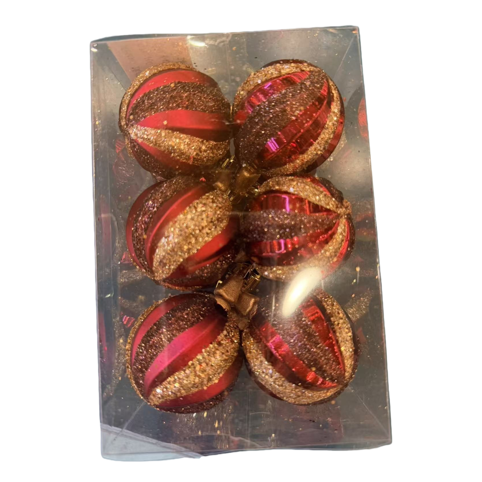 عيد الميلاد الأحمر الأحمر الذهبي المزينة في أجواء عيد الميلاد مع علب الهدايا Item Picture