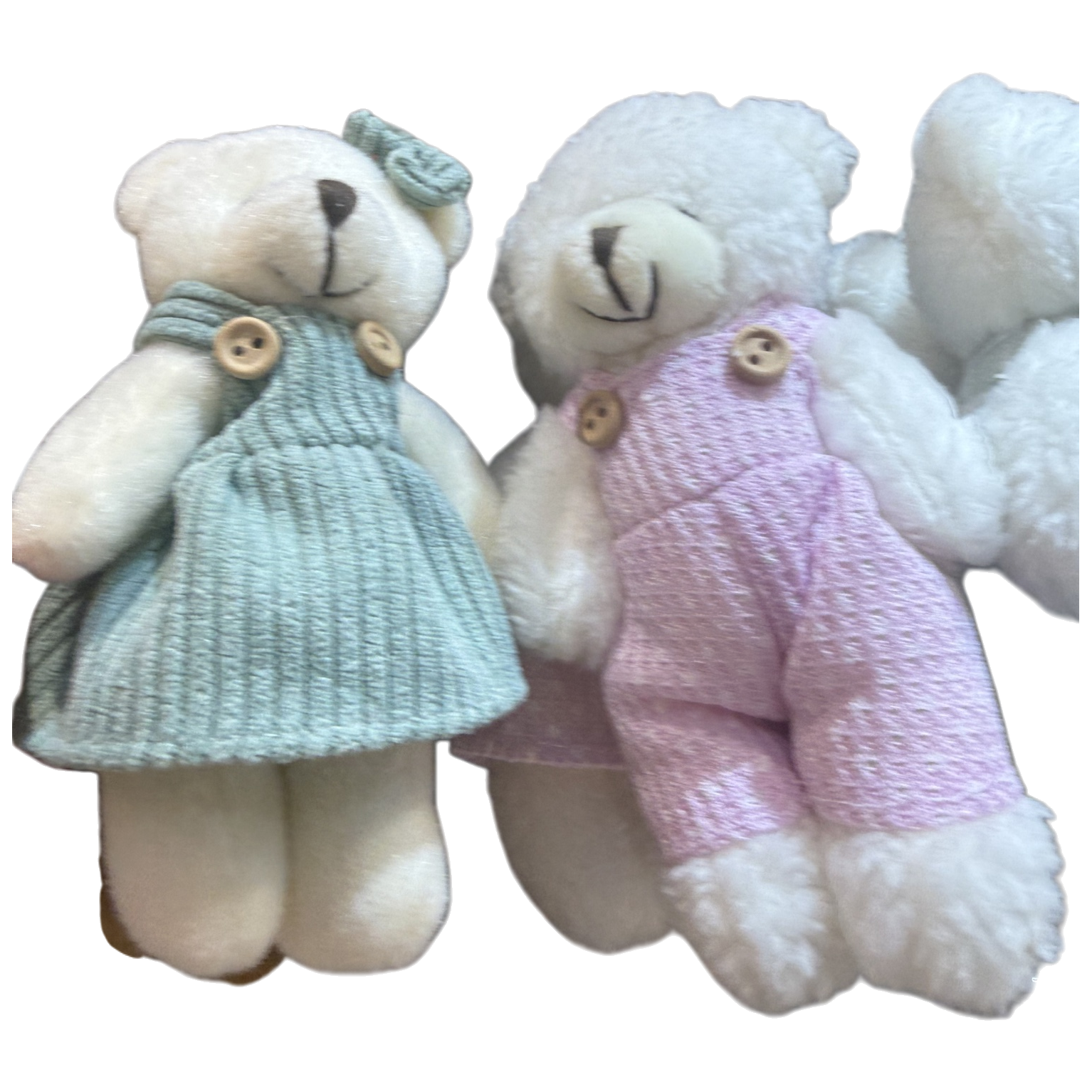 Plush toy teddy bear pillow, cute and soft fabric doll Item Picture