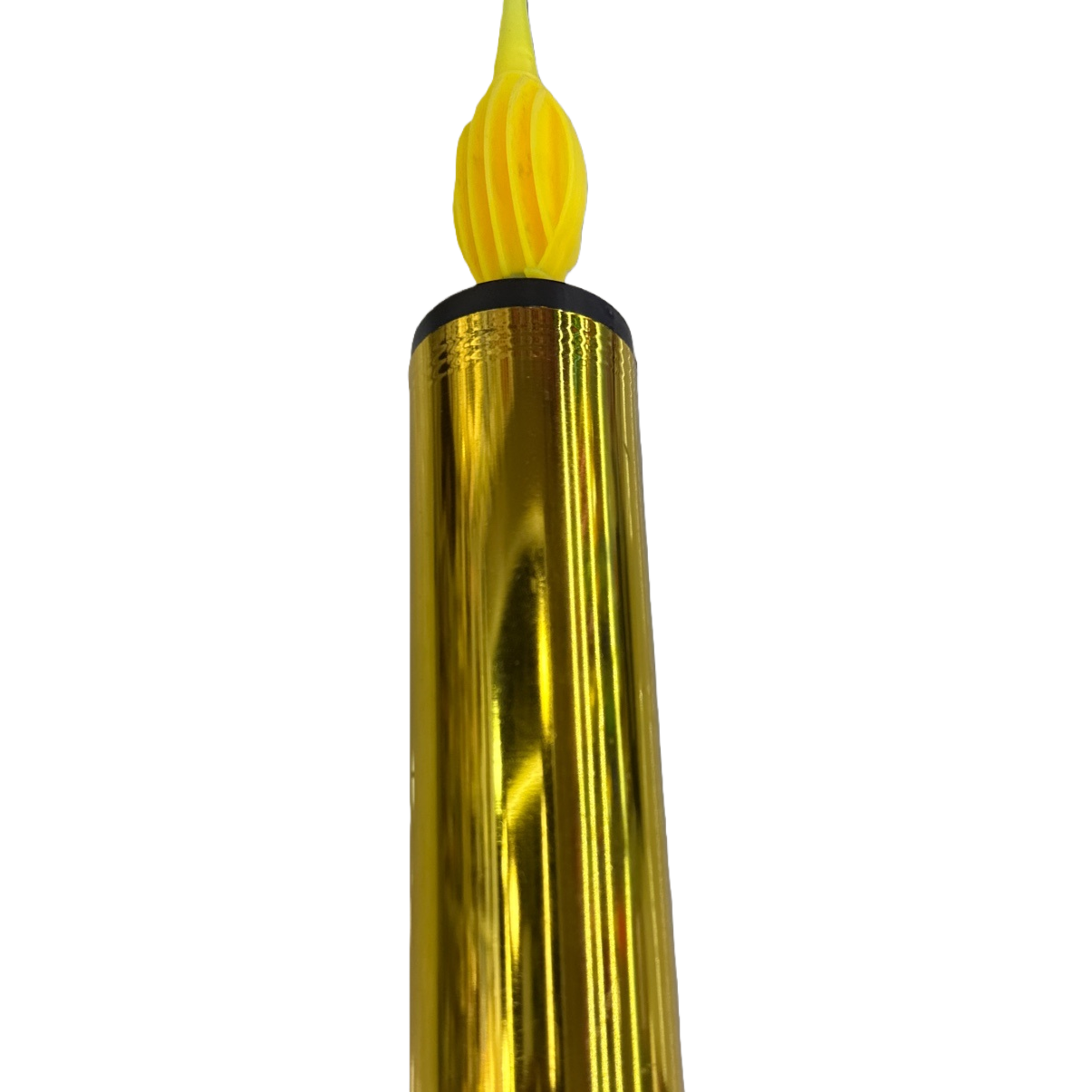 Golden cylindrical scented candles with yellow flames decorate home atmosphere ornaments Item Picture