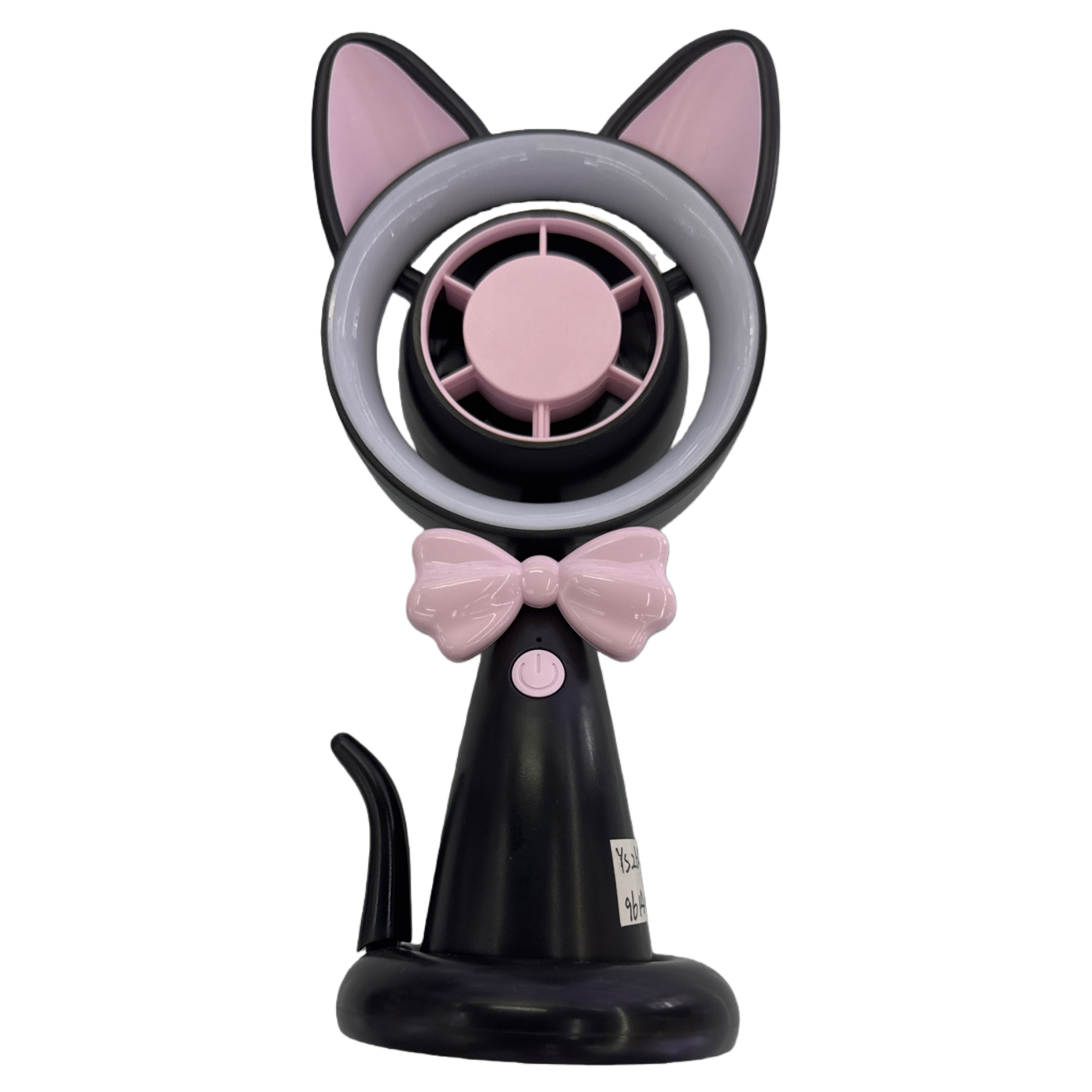 A portable desktop cooling wonder with adjustable wind speed and cat-eared USB mini fan Item Picture