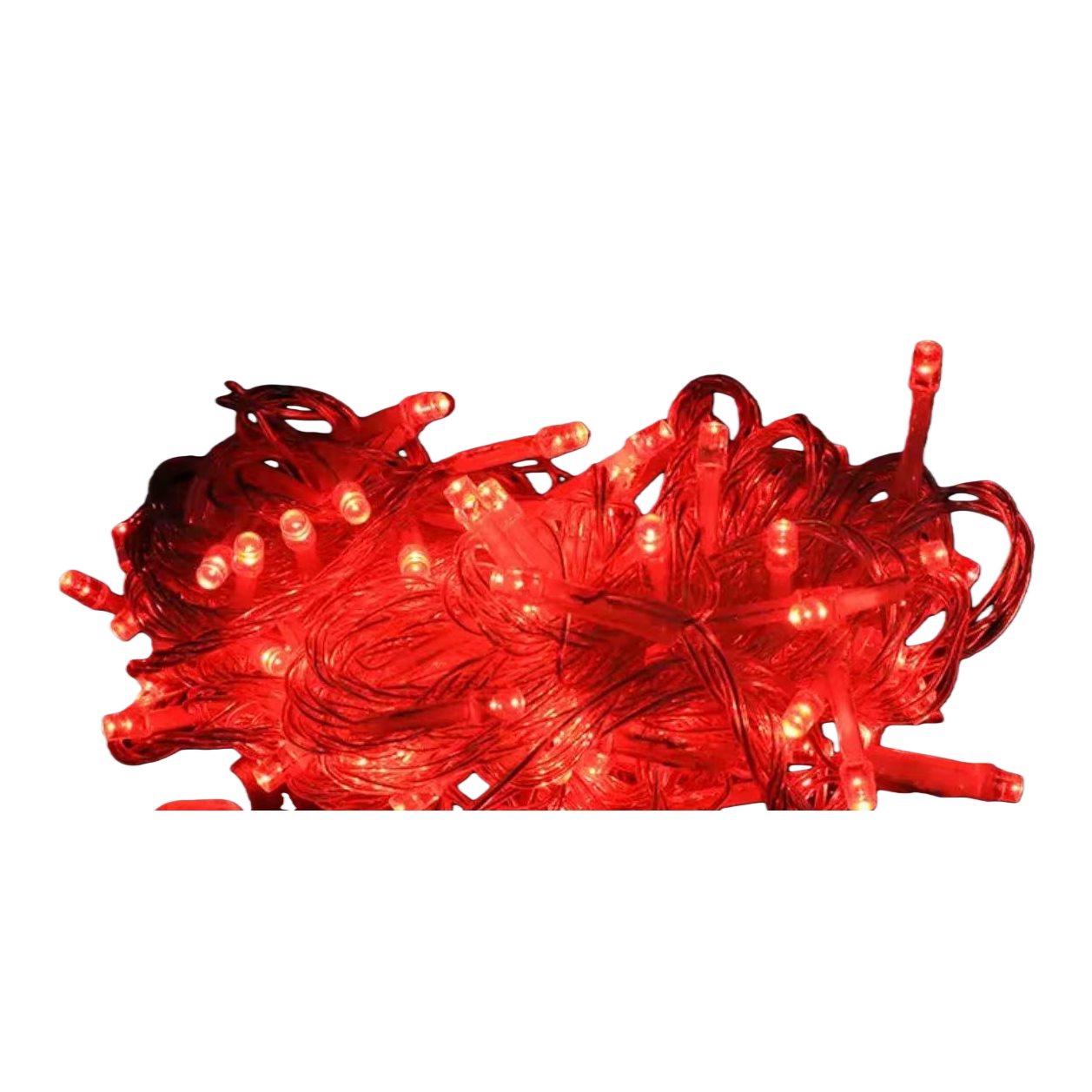 Red LED light string, 30-meter waterproof outdoor decorative color light string, festival atmosphere light Item Picture